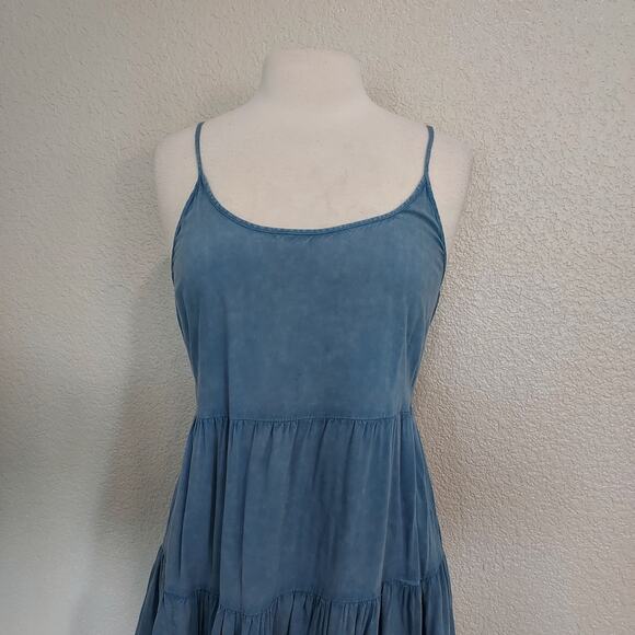 🔴3/$20 Delia's Chambray Blue Tank Dress Size S - Picture 2 of 12